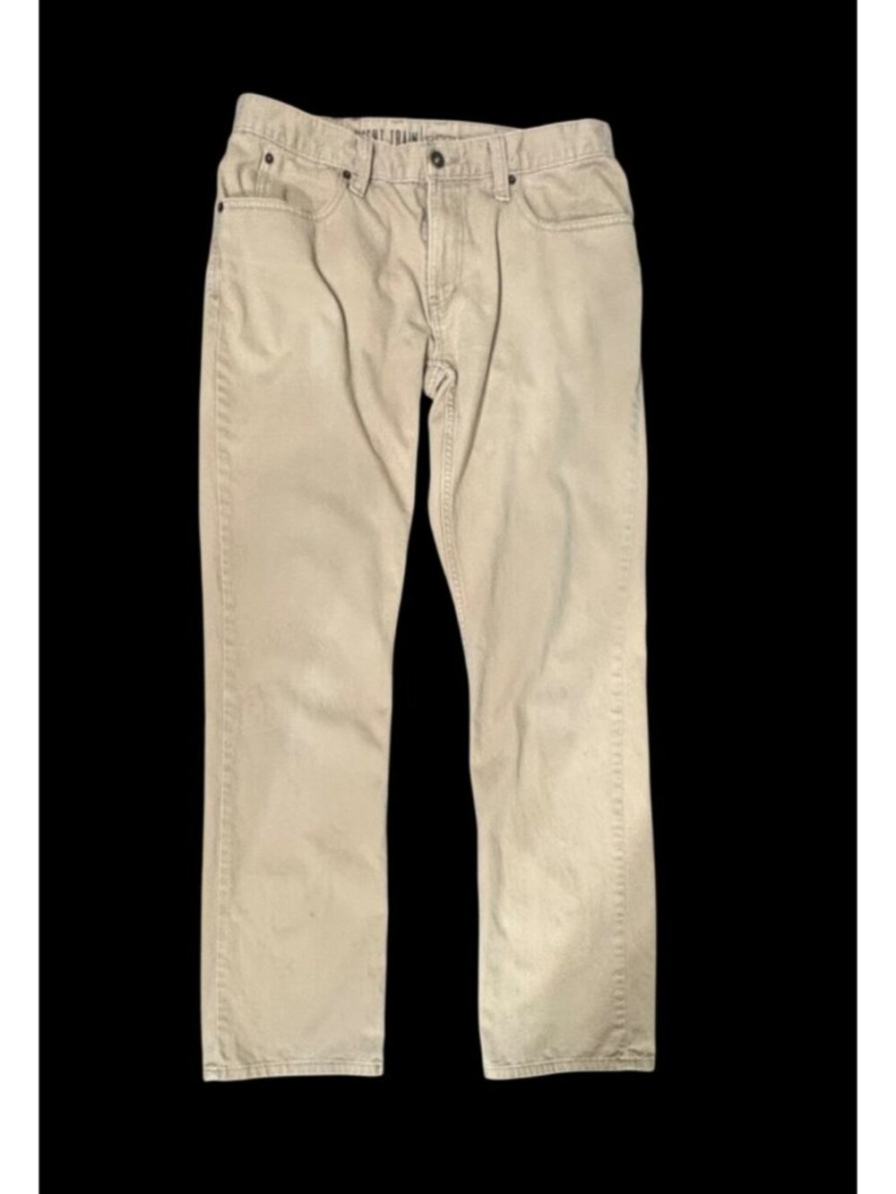Freeworld Mens Khaki Regular Fit Cotton Jeans Size 32 Classic Design